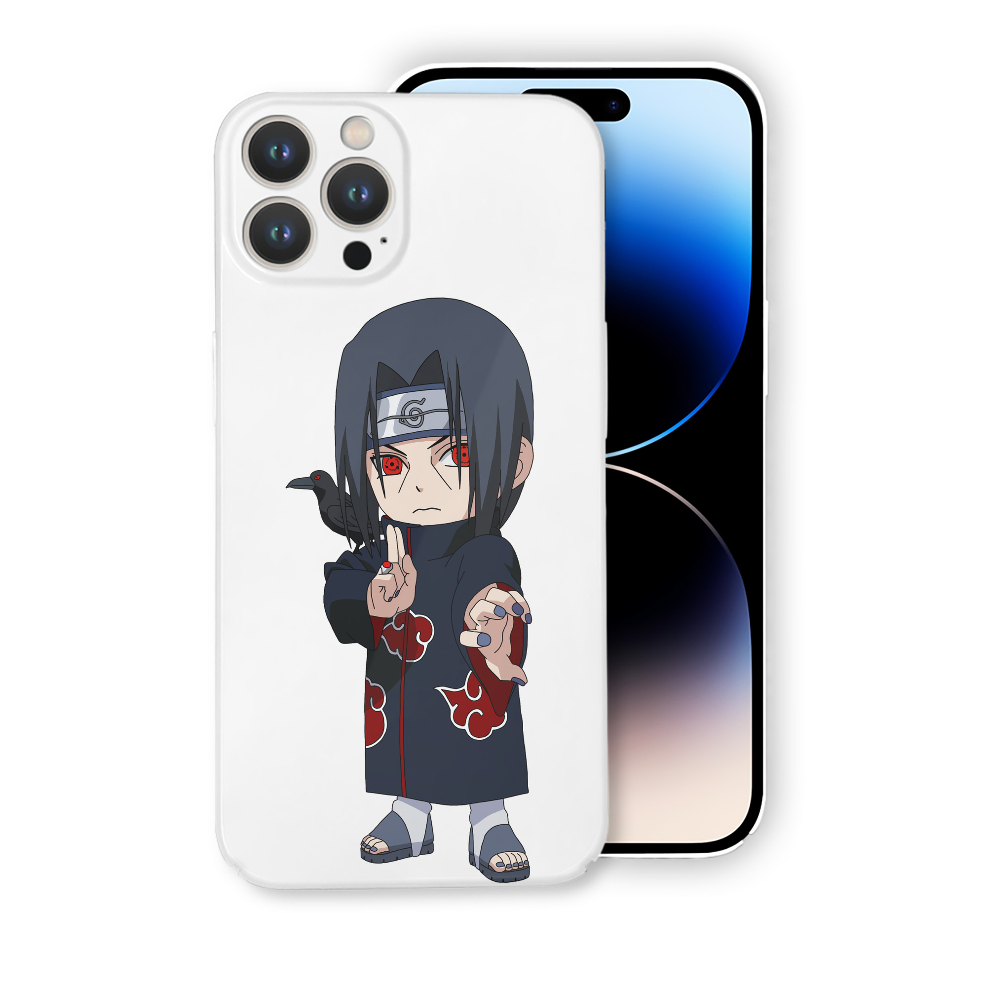 （画像用） NARUTO -ナルト- うちは イタチ Uchiha Itachi 【iPhone 14シリーズ対応】ハードケース